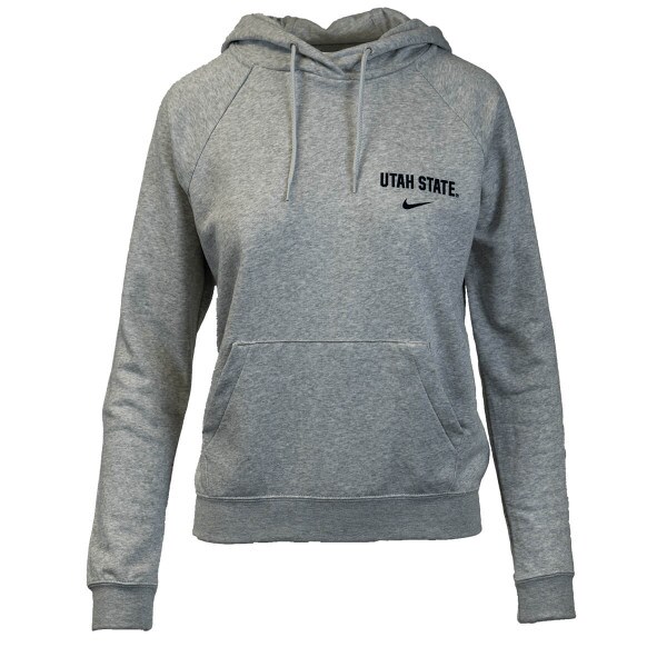 womens utah state nike hoodie gray